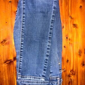 Blue Skinny Jeans with Faded Look